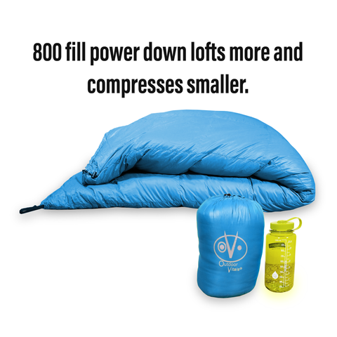 Aerie 30°F Underquilt / Sleeping Bag (Double Bag Optional)