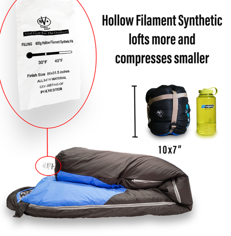 Outdoor Vitals - Synthetic 35 Degree Sleeping Bag