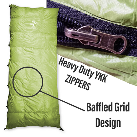 Outdoor Vitals Aerie 20°F Down Underquilt / Sleeping Bag