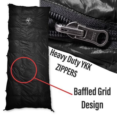 Outdoor Vitals Aerie 20°F Down Underquilt / Sleeping Bag